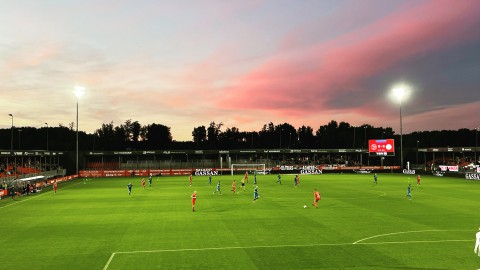 Yanmar Stadion decor laatste thuiswedstrijd EK-kwalificatie Jong Oranje