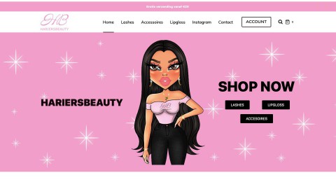 Hariers Beauty heeft nu ook een website!